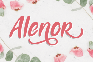 Alenor: A Sweet & Romantic Crafting Font