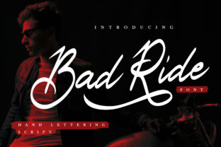 Bad Ride: A Bold Handwritten Font