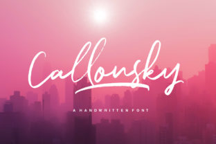 Callonsky: A Handwritten Font That Brings Warmth and Authenticity to Your Designs