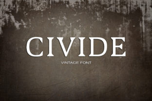 Civide: A Bold, Nostalgic Font for Designers Who Want Personality With Purpose