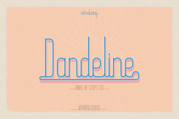 Dandeline: A Handwritten Font That Fits Seamlessly Into Real Creative Workflows