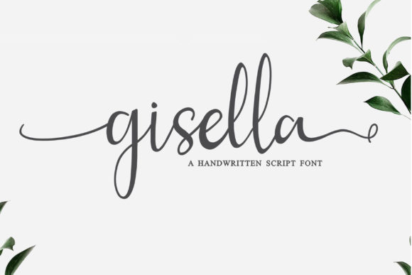 Gisella: A Sweet, Natural Handwritten Font