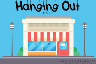 Hanging Out: A Playful, Expressive Font for Creative Projects
