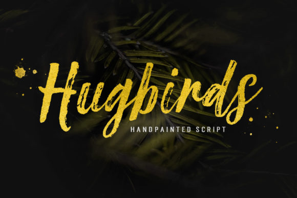 Hugbirds: A Handwritten Brush Font with Soul