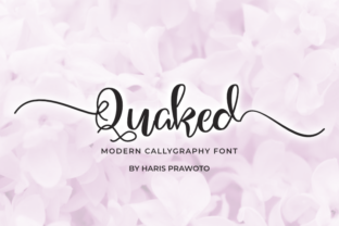 Quaked: A Natural, Classy Calligraphy Font