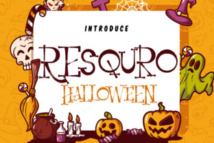 Resquro Halloween: A Spooky Serif Font